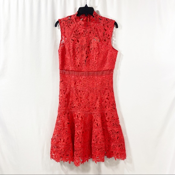 Bardot Dresses & Skirts - SALE! 🔥 Bardot drop waist mini lace dress